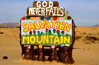 Salvation Mountain in Niland