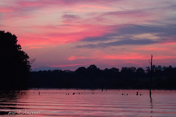 Cedar Creek Lake Sunset